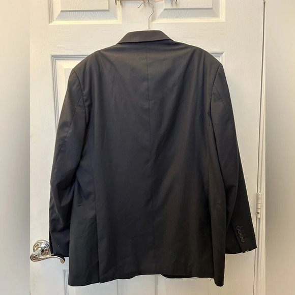 ! Balmain slim fit black  men’s blazer jacket sz 54R - Picture 2 of 12